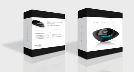 无线充包装设计 平面美学与包装工艺的和谐交融